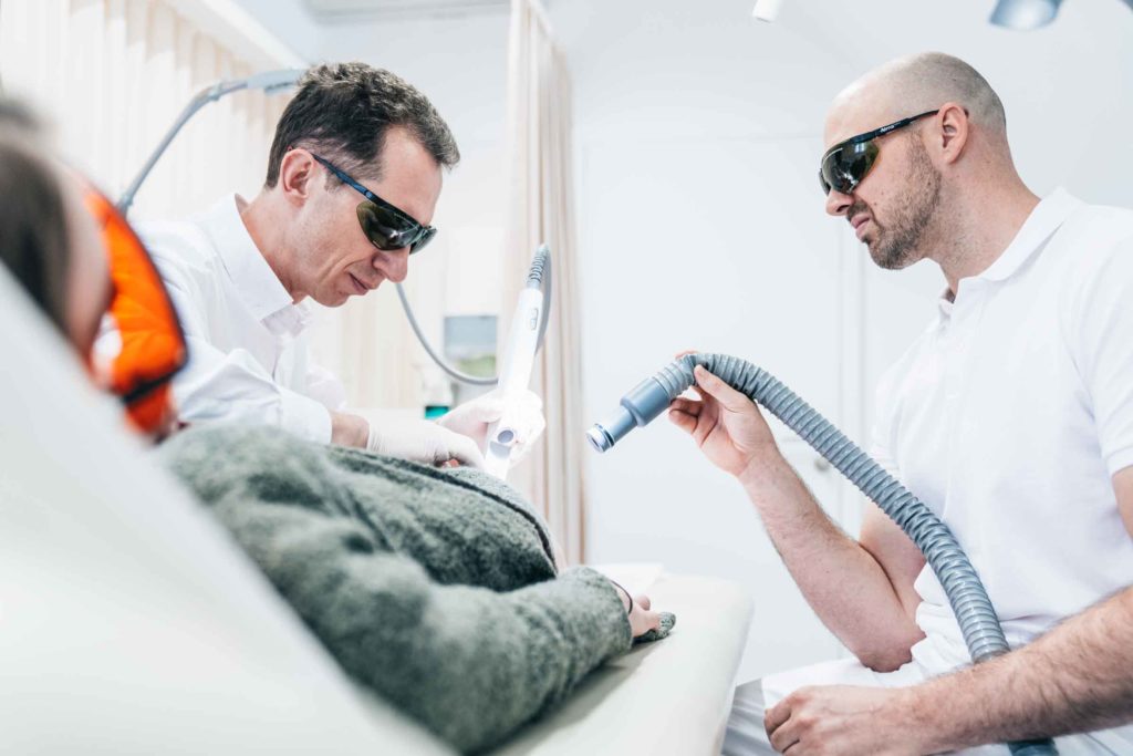 Laserzentrum Graz - Lasertherapie und Laserbehandlungen in Graz - Besenreiser entfernen in Graz 3